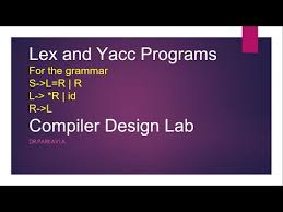 CSL 411 Compiler Lab_A BATCH